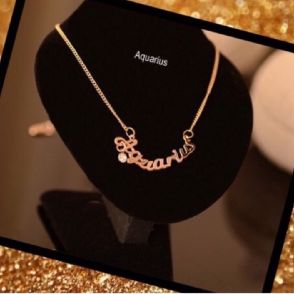 Aquarius🌟Zodiac necklace - Picture 1 of 5